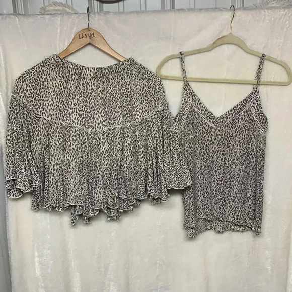 By Together Leopard Print Cami And Skirt Set - Picture 10 of 10